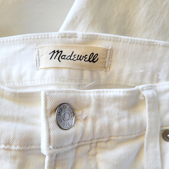 Madewell The High-Rise Perfect Vintage Jean in White - Picture 7 of 10